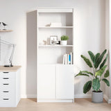 vidaXL Highboard White 70x35x180 cm Engineered Wood