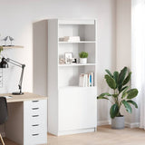 vidaXL Highboard White 70x35x180 cm Engineered Wood