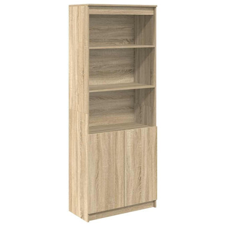 vidaXL Highboard Sonoma Oak 70x35x180 cm Engineered Wood