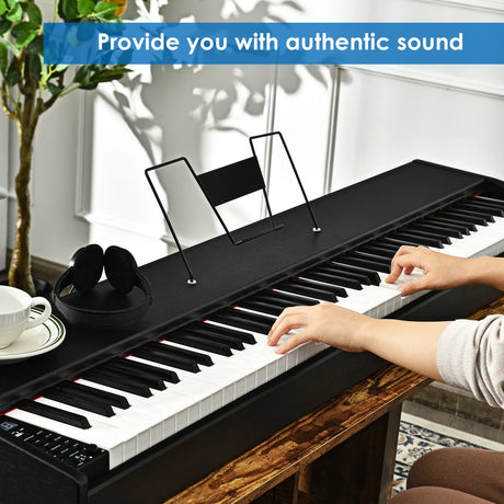 Full Size Weighted 88-Key Digital Piano for Beginner-Black