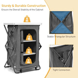 Folding Pop-Up Camping Storage Cabinet with Bag M Size