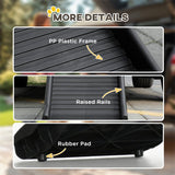 PawHut Foldable Pet Ramp Dog Car Ramp for SUVs, Cars - Black