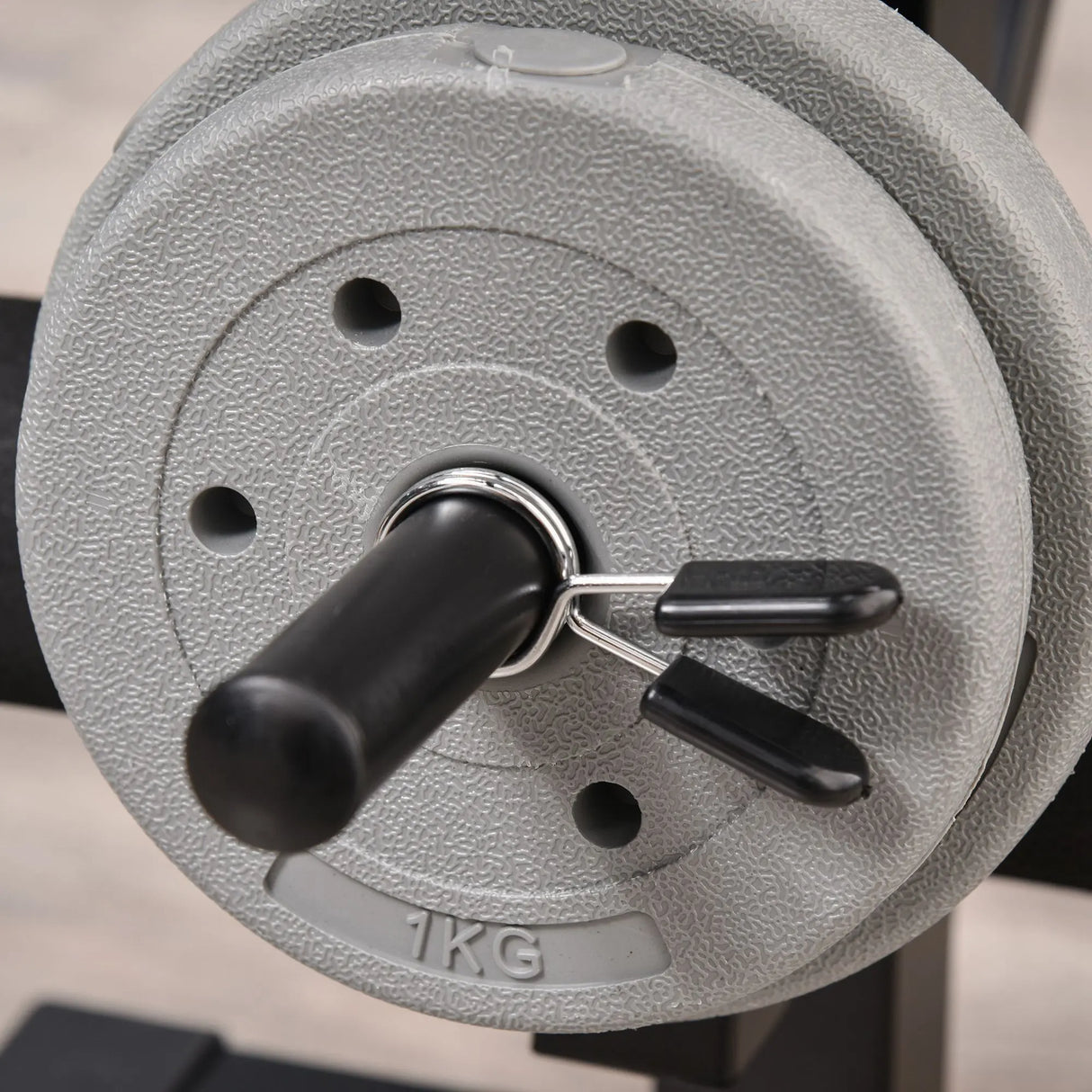 HOMCOM Adjustable Weight Bench with Leg Extension, Barbell Rack, Preacher Curl Pad, Butterfly, Multi-Function Home Gym Bench for Strength Training, Red