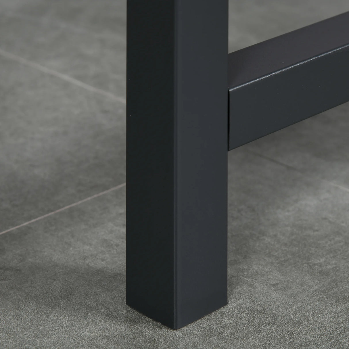 HOMCOM Folding Dining Table, Industrial Drop Leaf Table with Wheels and Metal Frame for Kitchen, Dining Room, Space Saving, Rustic Brown