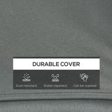 Outsunny Set of 14 Dining Set Cushions - Grey