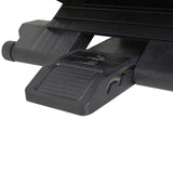 HOMCOM 0-30 Three-Height Under-Desk Support Footrest - Black