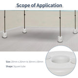 Outsunny 4 Pack 36 kg Gazebo Weights, Canopy Tent Weights with Rapid Clip, Gazebo Leg Weights Fill with Sand or Water, White