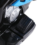 HOMCOM Electric Motorbike for Kids Ride on BMW Motorbike W/Headlights and Music, 6V, Blue