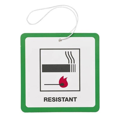 Swing Label – Fire Safety Cig/Match Resistant - Pack 100