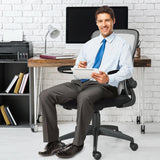 Lightweight Mesh Office Chair with Lumbar Support-Grey