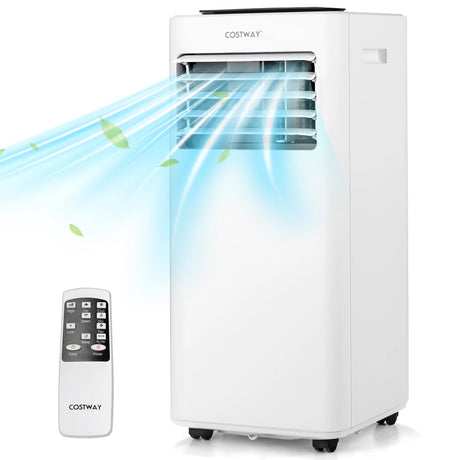 7000/9000 BTU 4-in-1 Portable AC Unit with Remote and App Control-9000 BTU