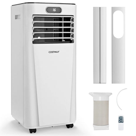 9000 BTU -in-1 Portable Air Conditioner with Remote Control and 24H Timer