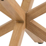 Heaven Round Coffee Table with Smoked Glass Top 82x40cm