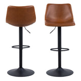I_Oregon Bar Stool in Brown