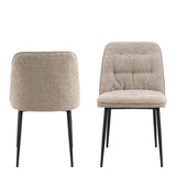 Brooke Dining Chair in Monza Beige.