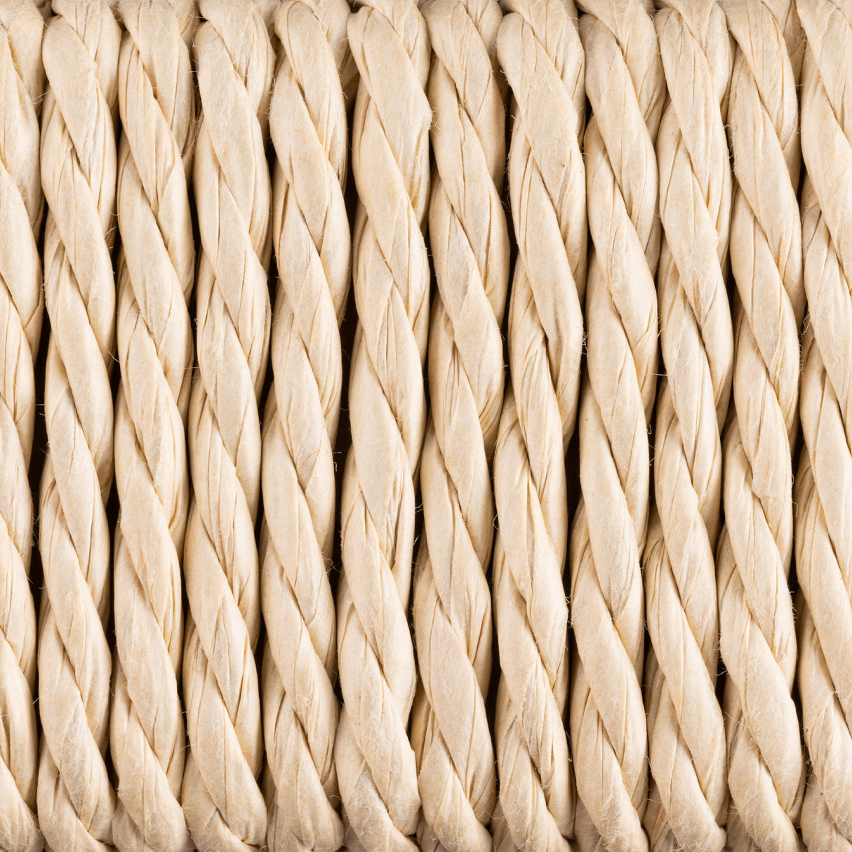 Alvin Weaved Stool in Off White