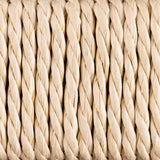 Alvin Weaved Stool in Off White