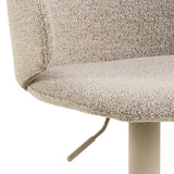 Ella Swivel Beige Bar Stool Set of 2