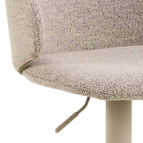 Ella Swivel Beige Bar Stool Set of 2