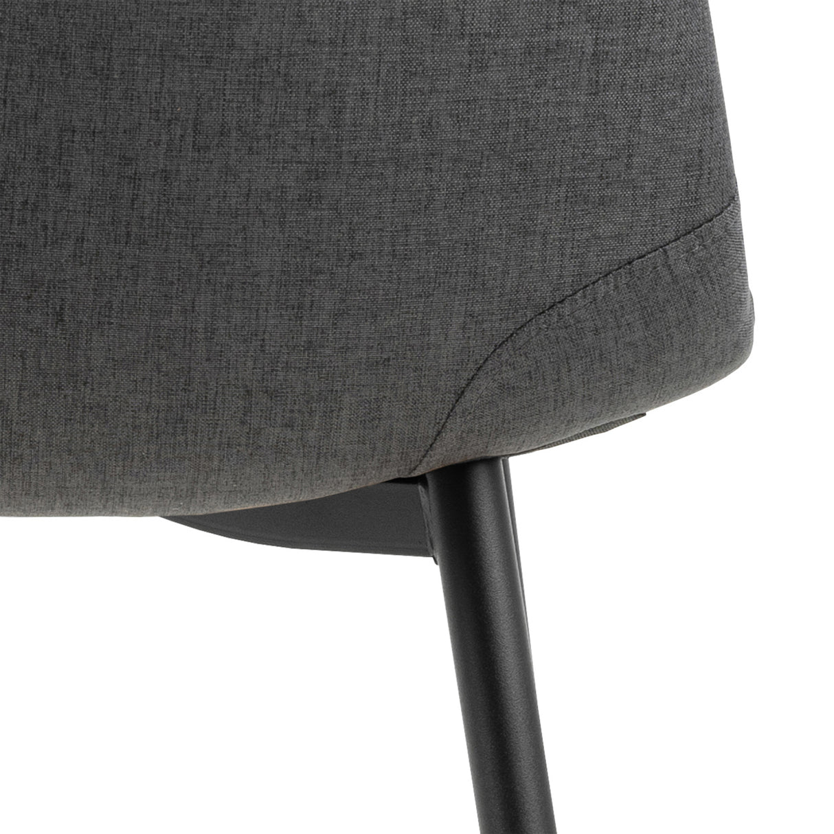 Wilma Dining Table Oak Top & Black Legs 120x75cm includes 4 Celia Dining Chairs in Light Grey