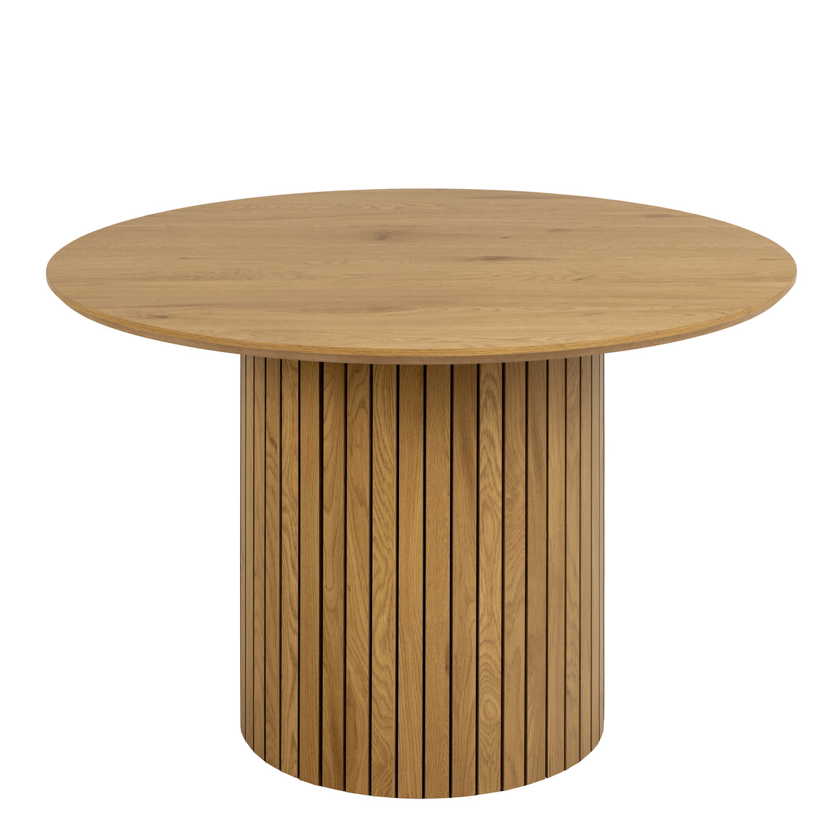 Yale Dining Table in Oak 120x75cm includes 4 Ines Dining Chairs in Olive Green