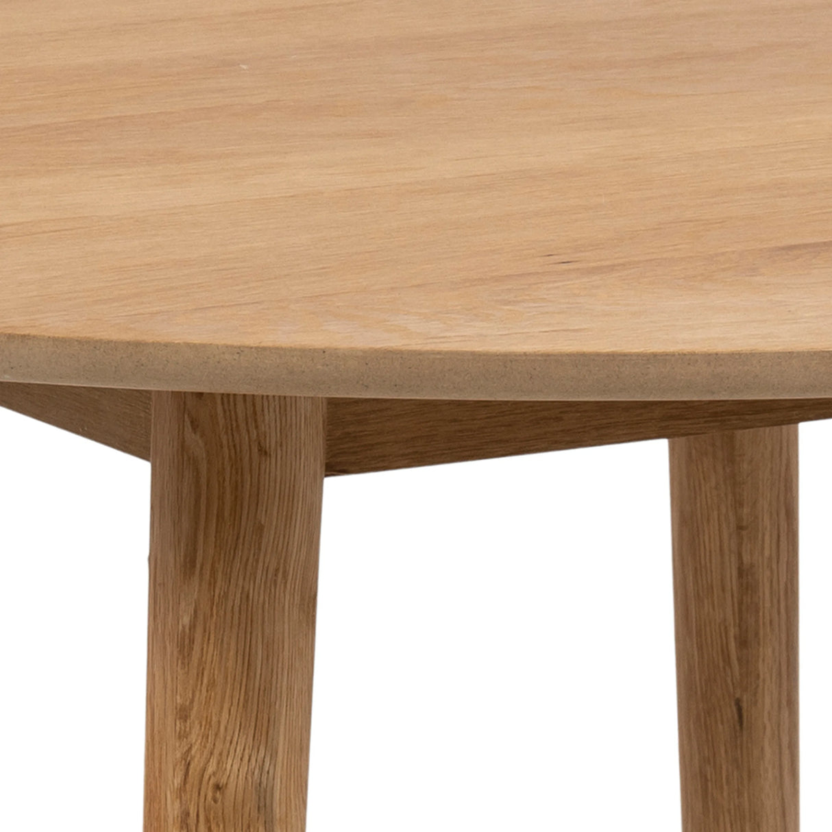 Nagano Round Dining Table in Oak includes 4 Femke Dining Chair in Olive Green