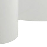 Mice Oval Coffee Table in White Set of 2