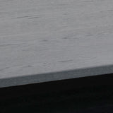 Marte Coffee Table with Open Shelf in Black 130x50cm