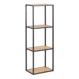 Seaford Black Metal Wall Shelf