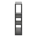 Seaford Black Metal Wall Shelf with 3 Additional Black Shelves