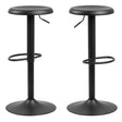 Finch Bar Stool without Back in Black Set of 2