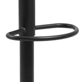 Finch Bar Stool without Back in Black Set of 2