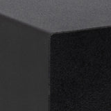 Joliet 1 Drawer Wall Mounted Bedside Table in Black and Bamboo