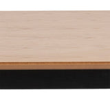 Roxby Dining Table in Oak & Black 120x76cm