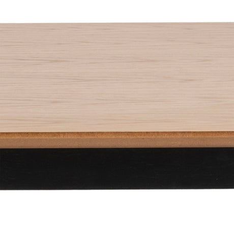 Roxby Dining Table in Oak & Black 120x76cm
