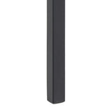 Angus Dining Table in Black includes 4 Carrie Swivel Dining Chair in Sand