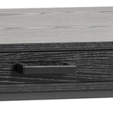 Seaford 1 Drawer Desk in Ash Black