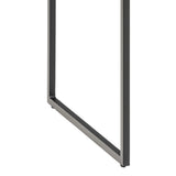 Seaford 1 Drawer Desk in Ash Black