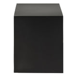 Joliet 1 Drawer Wall Mounted Bedside Table in Black