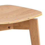 Roxby Round Dining Table in Oak 140x76cm includes 4 Roxby Dining Chairs in Oak
