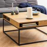 Willford Coffee Table in Oak and Black