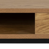 Willford Coffee Table in Oak and Black