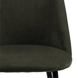 Ines Dining Chair in Olive Green Set of 4