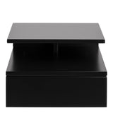 Ashlan Bedside Table with 1 Drawer in Black