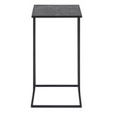 Infinity Side Table in Matt Black