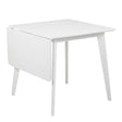 Roxby Square Dining Table in White 120x76cm