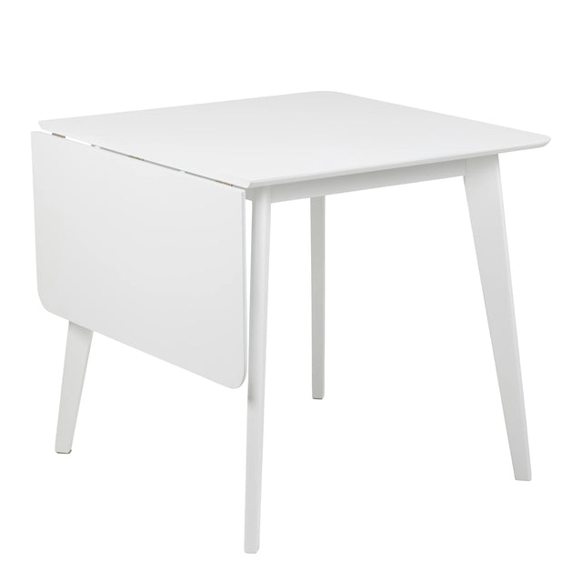 Roxby Square Dining Table in White 120x76cm
