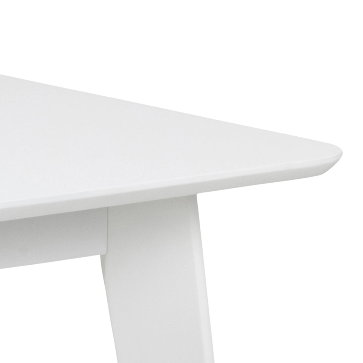 Roxby Square Dining Table in White 120x76cm