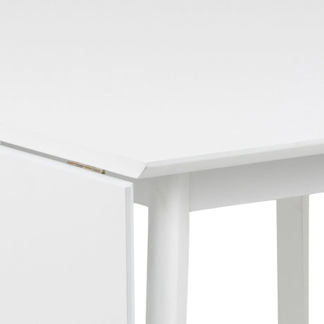 Roxby Square Dining Table in White 120x76cm