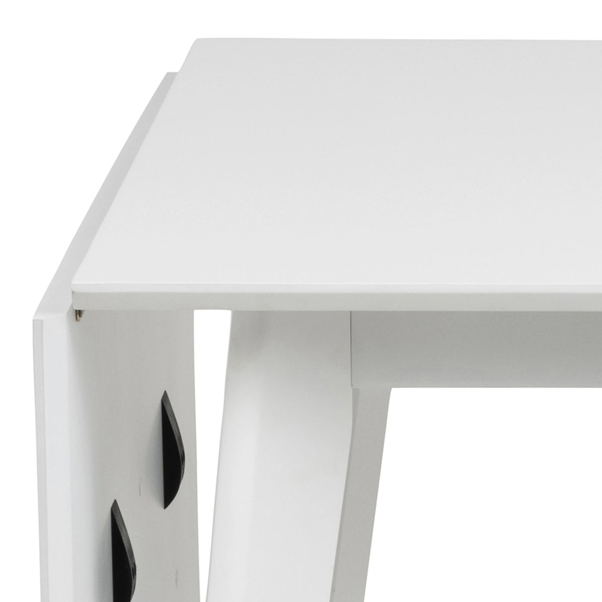 Roxby Square Dining Table in White 120x76cm